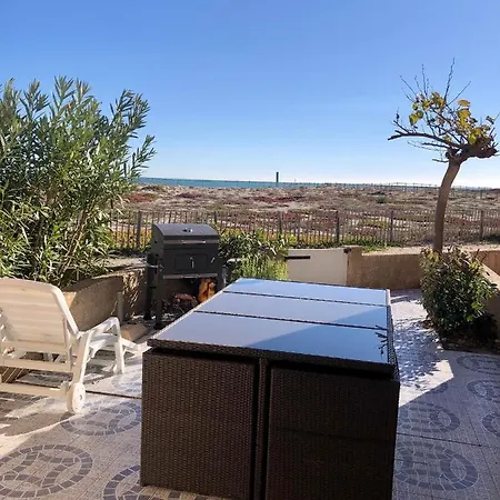 Barcaresa-Villa Sur Le Sable Vue Mer Panoramique Piscine Clim Wifi Le Barcares Exterior photo