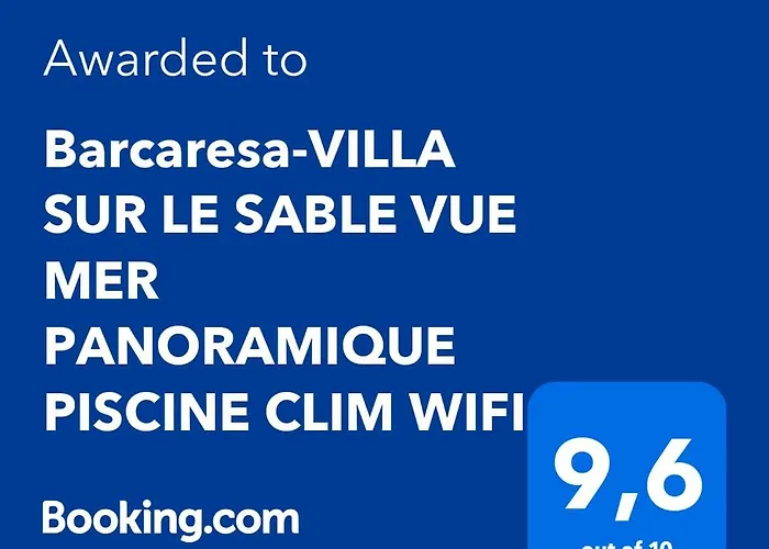 Barcaresa-Villa Sur Le Sable Vue Mer Panoramique Piscine Clim Wifi
